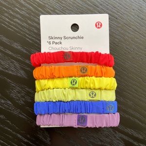 lululemon multi-color scrunchies